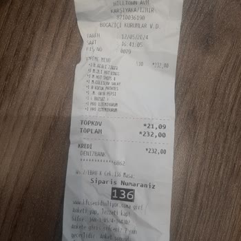 KFC Eksik Ürün Fazla Fiyat