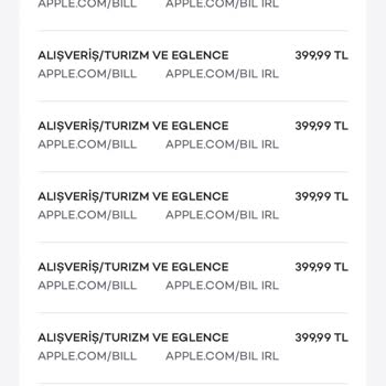 Apple İsmi İle Hesabından Para Çekildi
