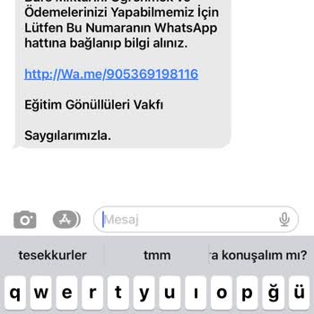 Eğitim Gönüllüleri Vakfı (Burs Başvuru) Sahte Burs Sitesi