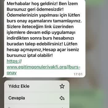 Eğitim Gönüllüleri Vakfı (Burs Başvuru) Sahte Burs Sitesi