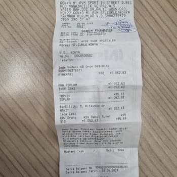 In Street İade Sürecinde Yaşadığım Sorunlar Ve Taleplerim Hakkında Şikayet