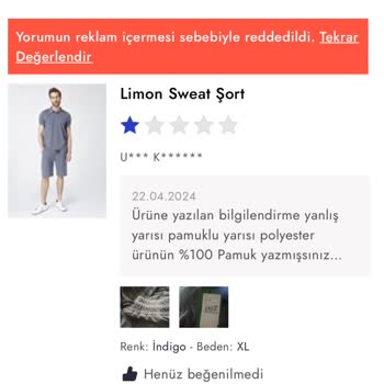 Boyner'den Aldığım Ürün Hatalı Ve Bu Şekilde Satılmaya Devam Ediyor