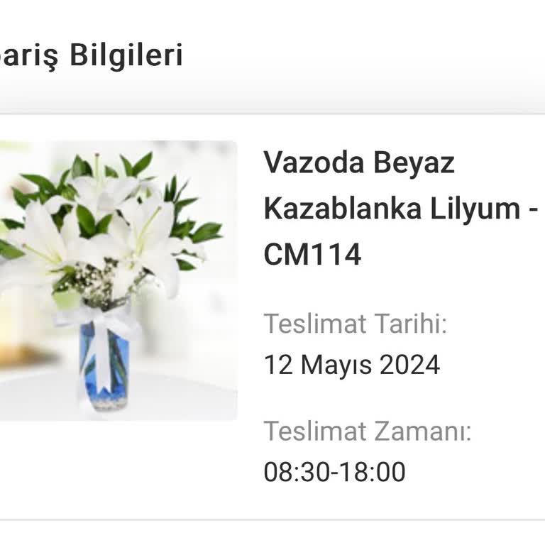 Çiçek Market, Solmuş Çiçek