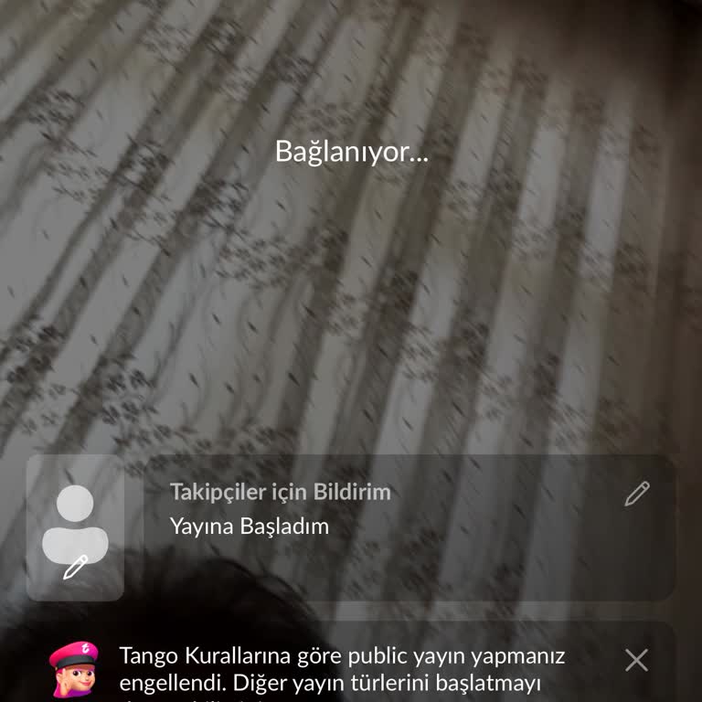 Tango Live Canlı Yayın Engeli