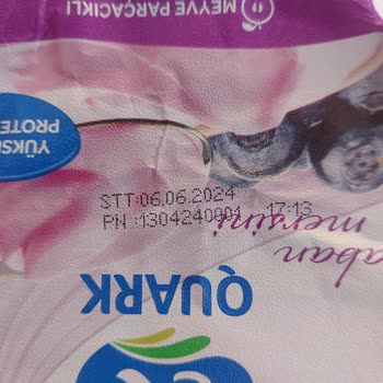 Sek Quark Yaban Mersinli Küf Çıktı!