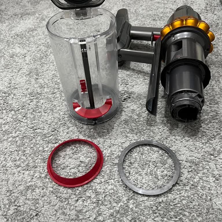 Dyson Toz Haznesi Kırmızı Silikon