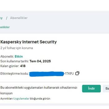 Kaspersky Lab' De Etkinleştirme Sayısını Aştınız Sorunu Bıktırdı
