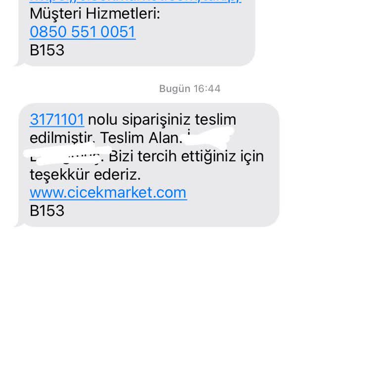 Çiçek Marketi Şikayet Teslim Edilmedi