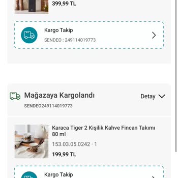 Karaca Züccaciye Karaca Ürünümü Teslim Etmiyor