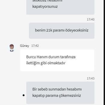Sohobet 21k Paramı Ödemiyor Hesabımı Sebepsiz Yere Kapattı