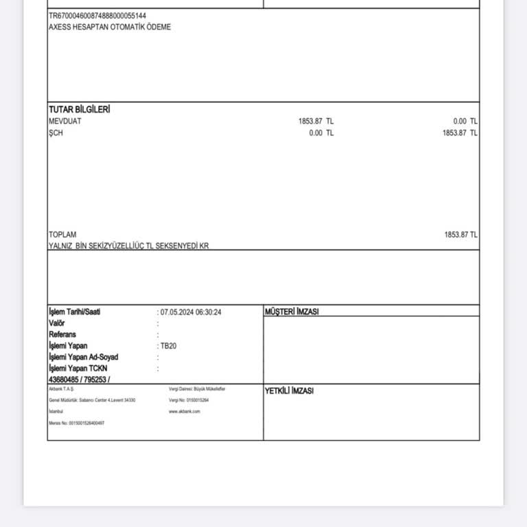 Akbank Hesabımdan Bilgim Dışında Para Çekiyor