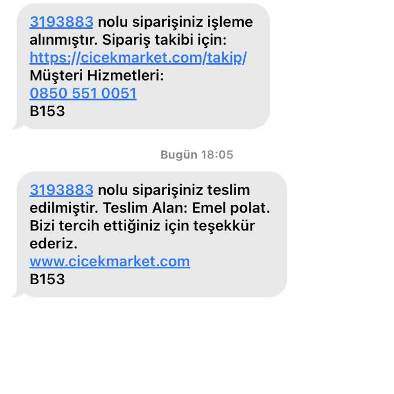 Çiçek Market Çiçeği Göndermedi Para İadesi İstiyorum