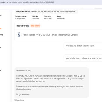 Honor Hediye Akıllı Saat Gönderilmedi
