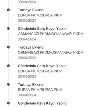 PTT Kargo Bursa Nilüfer Şubesi Kargo Dağıtımı