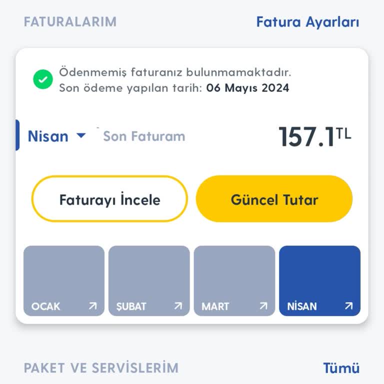 Turkcell Fatura Sorunu Yaşıyorum