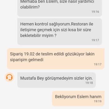 Trendyol Yemek İptal Edilmiş Siparişler