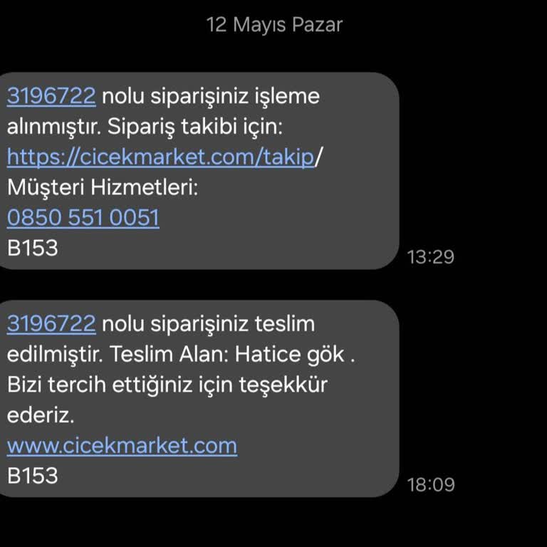 Çiçek Market Çiçek Siparişim Nerede? Teslimat Ve İletişim Sorunu!