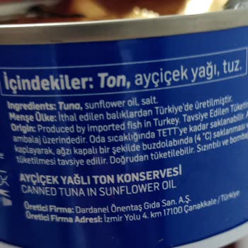 A101 Küflü Dardanel Ton Balığı