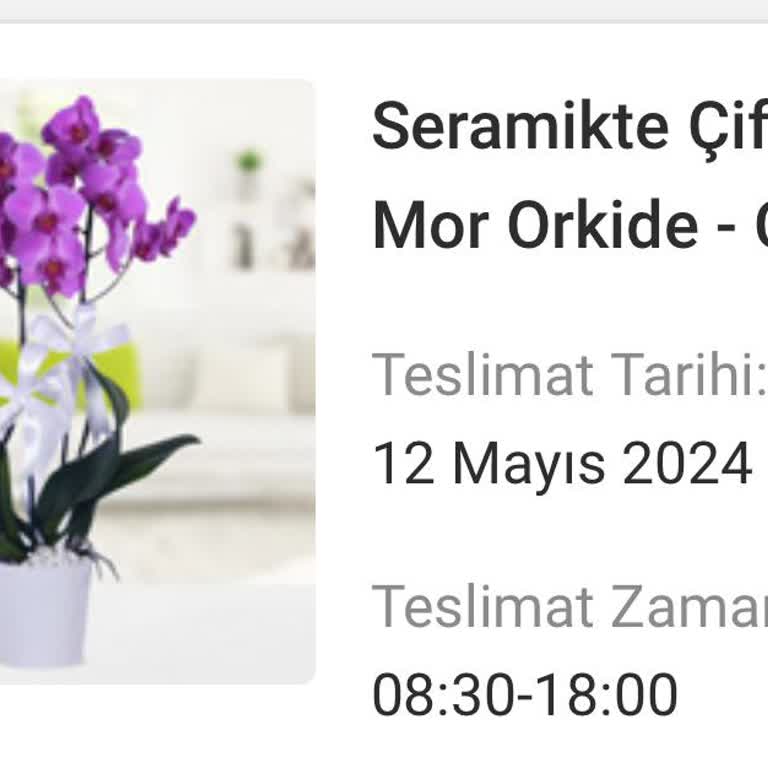 Çiçek Market Ürünü Teslim Etmedi