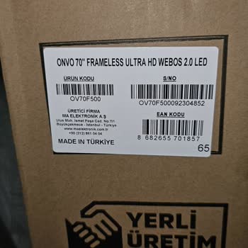 Onvo 70inc Pişmanlık Ölü Pixeller Sorunlar