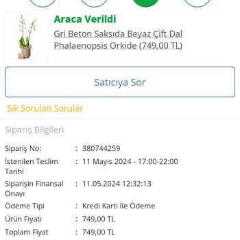 Çiçek Sepeti İlgisiz Bir Firma