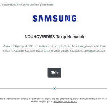 Samsungwa.com.tr S22 Telefon Kılıf Garanti (Garantisizlik) Sorunu