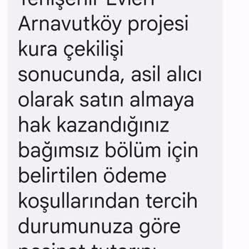 Emlak Konut GYO Arnavutköy Yenişehir Projesi - İstenen Fahiş Peşinat