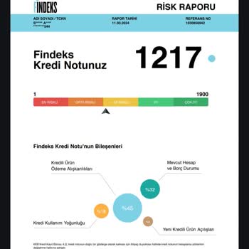 Findeks Puanı Sabit Kalıyor