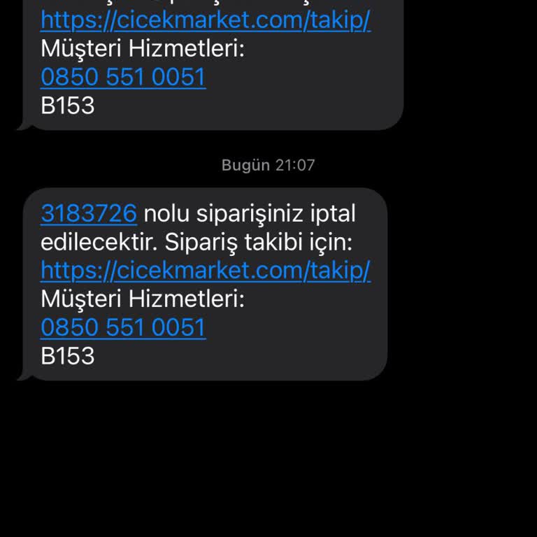 Cicekmarket.com Siparişi Yollamadı