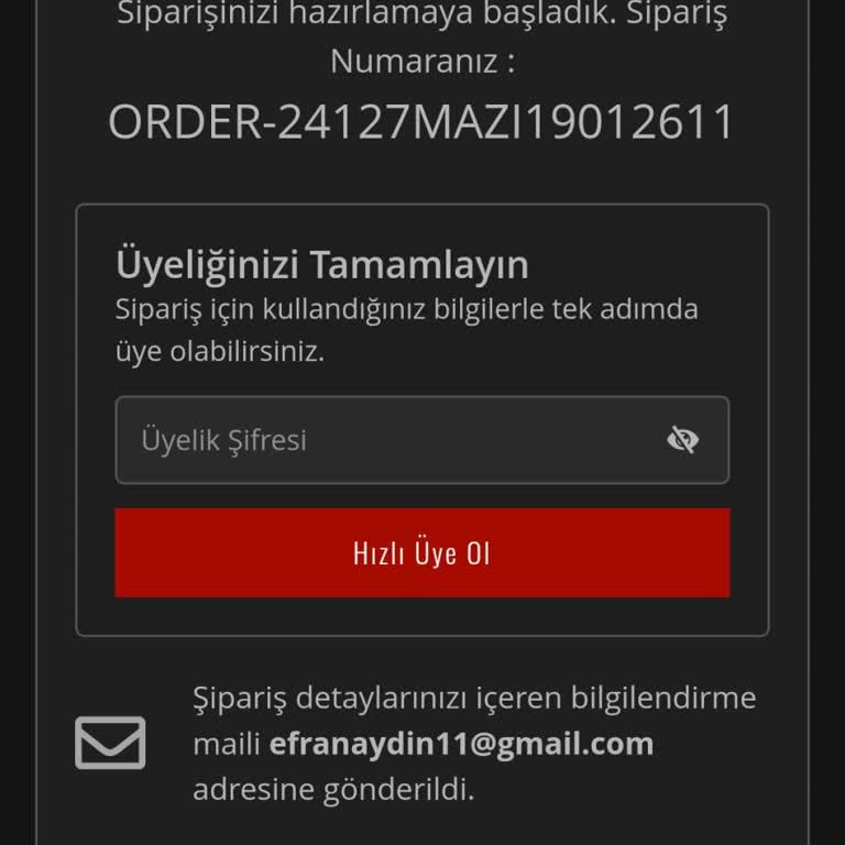 Hammaddeler.com Dan Yapılan Alışveriş Sonucu Müşteri Memnuniyetsizlik