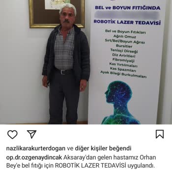 Hastanem Yanımda Bel Fıtığı Tedavisinde Beklenen Sonuç Alınamadı