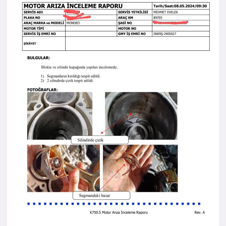 Ford Mondeo Yetkili Servisler Şikayet