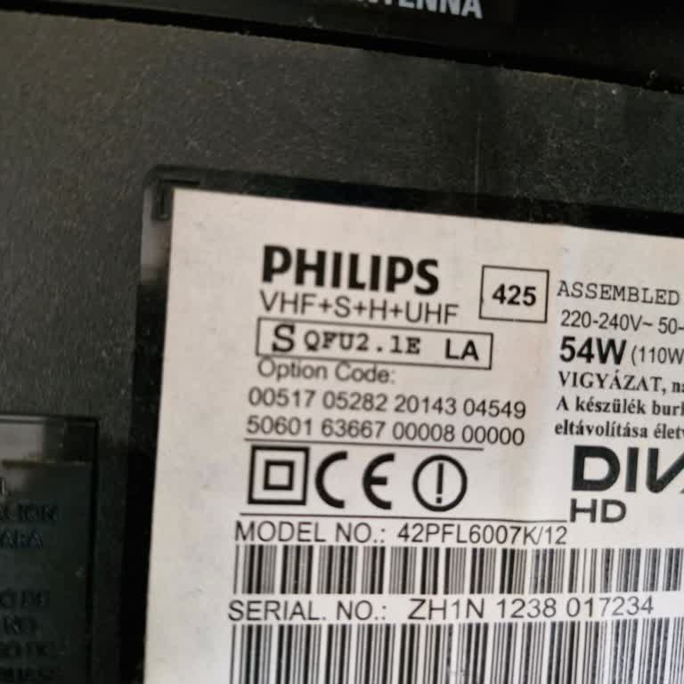 Philips TV Kapandı Açılmıyor 42pfl6007k/12