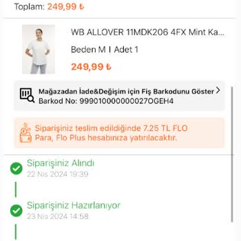FLO Ayakkabı FLO Sipariş İptal Edilemezmiş!?