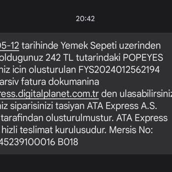 Fiyuu Ataexpress E Arşiv Fatura Sorunu
