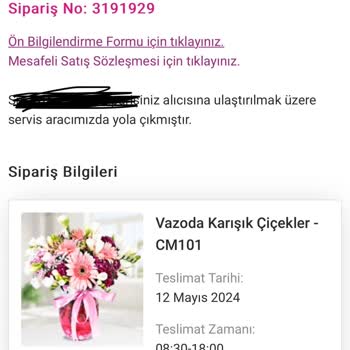 Çiçek Market Solmuş Çiçek Gönderdi