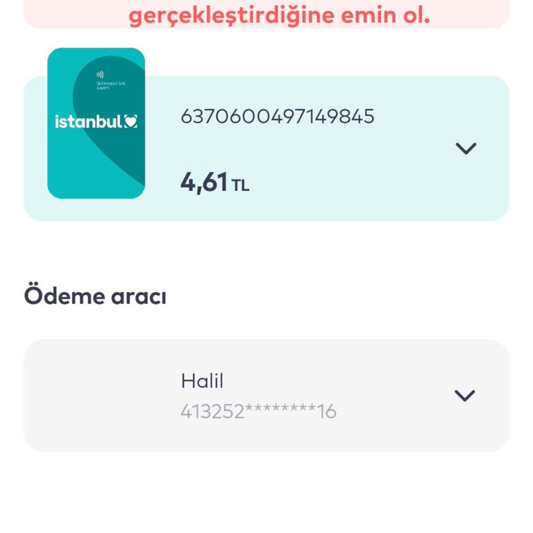 BELBİM (İstanbulkart) Vizeleme Adlı Bir Sorun Oluştu