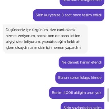 GetirÇarşı Çiçekçilikten Geciken Teslimat Ve İptal Sorunu