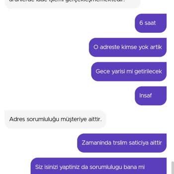 GetirÇarşı Çiçekçilikten Geciken Teslimat Ve İptal Sorunu