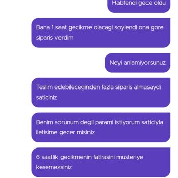 GetirÇarşı Çiçekçilikten Geciken Teslimat Ve İptal Sorunu