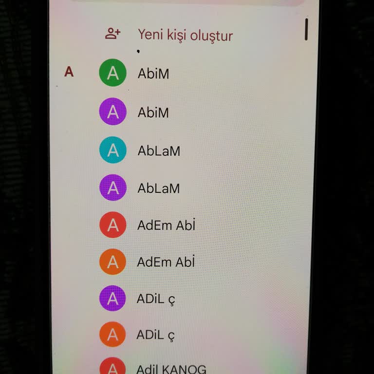 Redmi Note13 Aramada Kişiler 2şer Neden Görünüyor