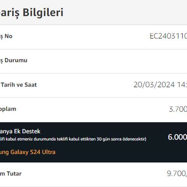 Amazon Un İş Birliği Yaptığı Sorumsuz Firma EasyCep Ten Şikayetçiyim