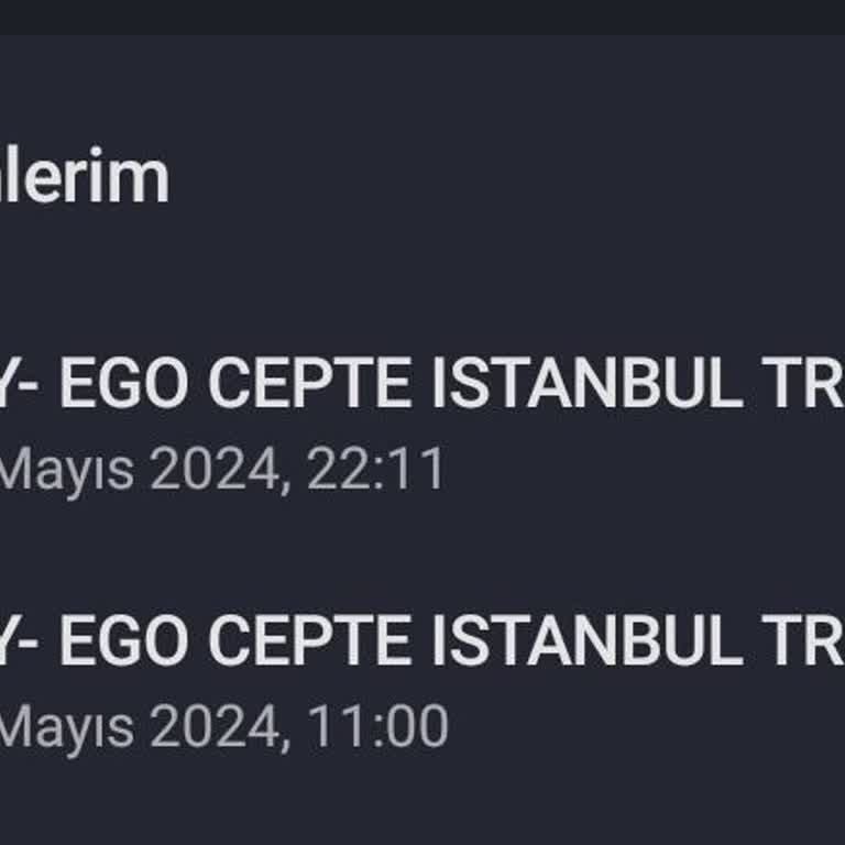 EGO AnkaraKart Para Yüklenmiyor