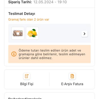 Migros Sanal Market Çürük Meyveler