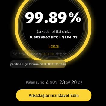 Binance 0.003 BTC Lite Referans Ödülü Vermiyor
