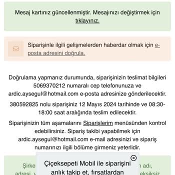 Çiçek Sepeti Anneler Günümüzü Rezil Etti.