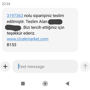 Çiçek Market Teslim Etmediği Çiçeğe "teslim Edildi" Mesajı Yolluyor