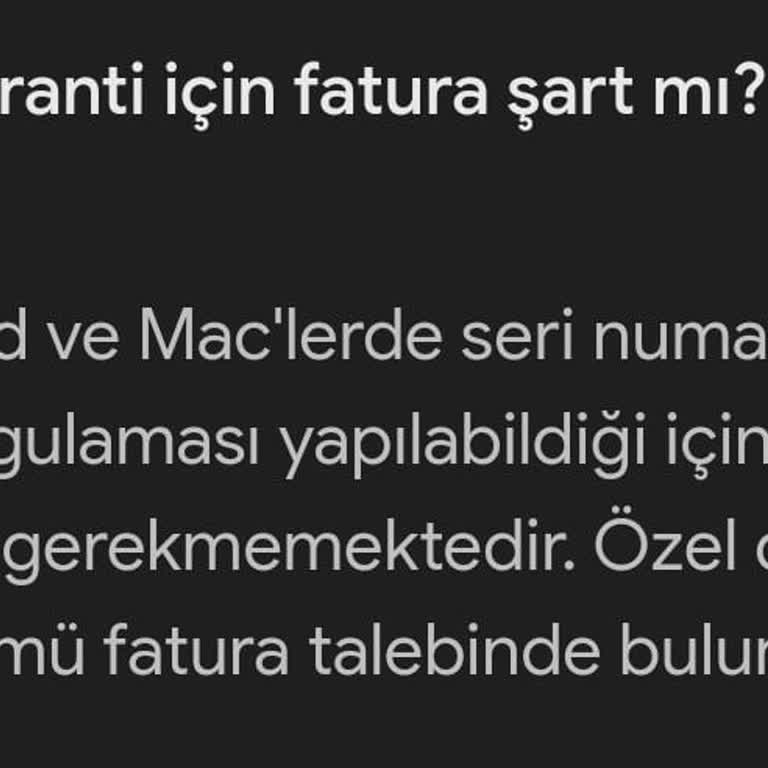 Apple Garantiye Faturasız Kabul Etmiyor!