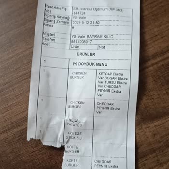 Yemek Sepeti Sipariş Teslimat Yaşananlar