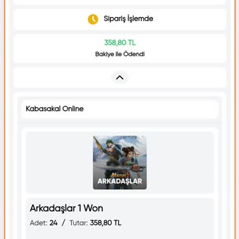 Kabasakalonline Siparişi Teslim Etmiyor